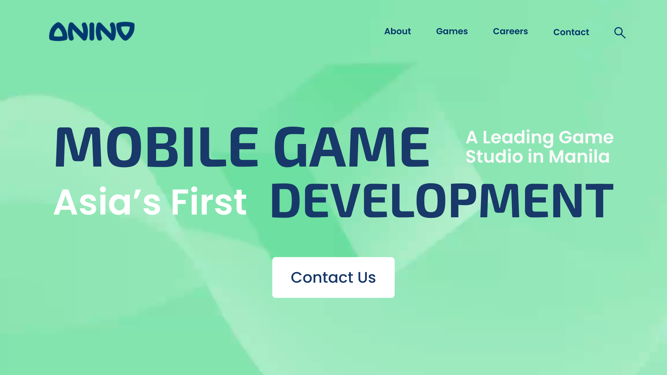 Anino: Mobile Game Development Website